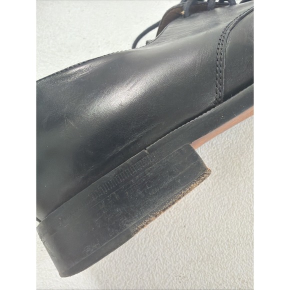 Vintage Polo Ralph Lauren Black Leather‎ Oxford Dress Shoes Men\'s Size 7.5 D main image 8